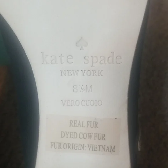 Kate Spade Black and Tan Flats with Metallic Embellishments - Picture 6 of 8